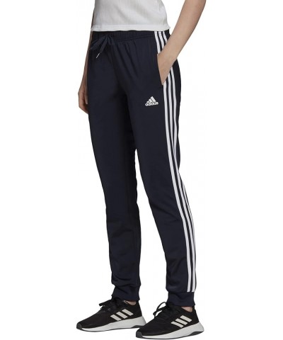 Women's Essentials Warm-up Slim Tapered 3-Stripes Tracksuit Bottoms Legend Ink $26.50 Pants