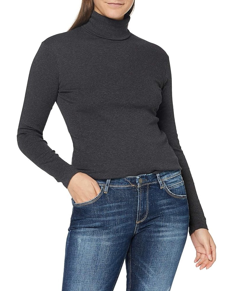 Womens Turtleneck Charcoal Color Style 55971 Sizes XXS-L Charcoal $32.20 Sweaters