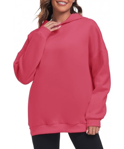 Oversize Hoodies for Women Fleece Crewneck Sweatshirt Casual Long Sleeve Loose Pullover Tops Hot Pink $28.31 Hoodies & Sweats...