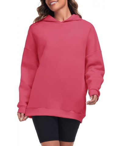 Oversize Hoodies for Women Fleece Crewneck Sweatshirt Casual Long Sleeve Loose Pullover Tops Hot Pink $28.31 Hoodies & Sweats...