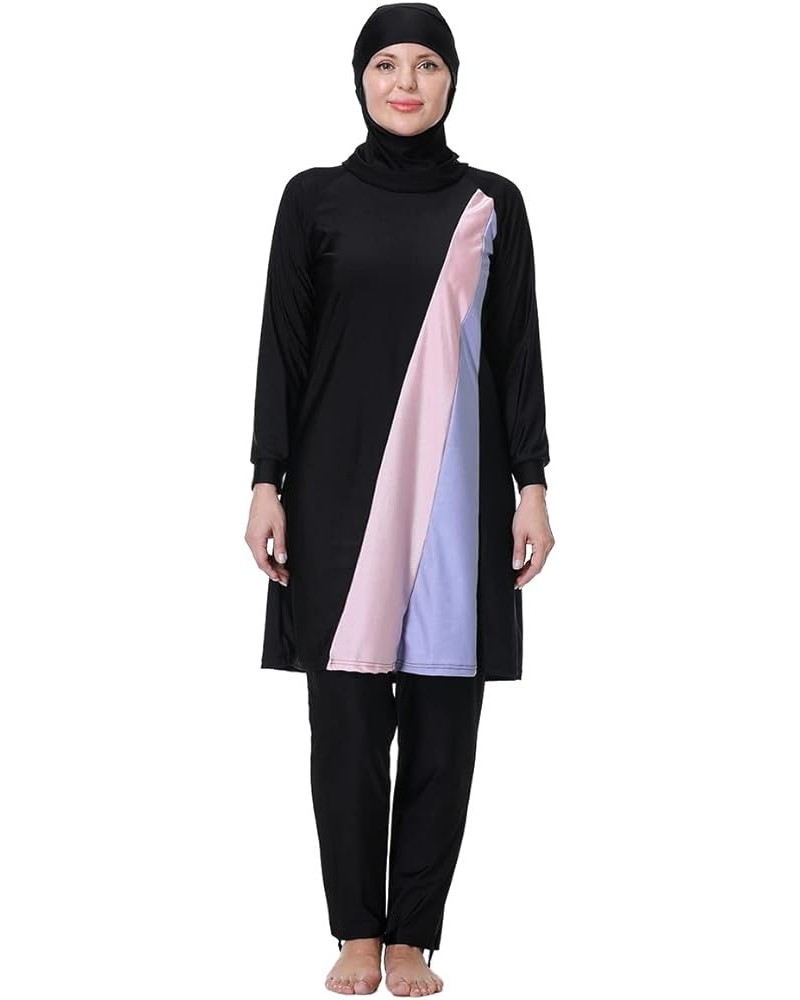 Burkini Swimsuits for Women Plus Size Full Coverage Long Sleeve Muslim Islamic Swimwear Burkini Hijab Bathing Suit H1031 $13....