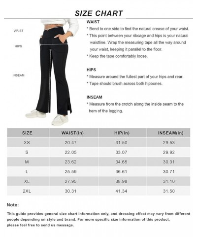 Women's Bootcut Yoga Pants V Crossover High Waisted Split Hem Flare Leggings with Pocket 01-light Grey $13.91 Leggings