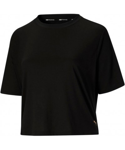 Womens Moto Crew Neck Short Sleeve Plus Athletic Tops Casual - Black Black $8.52 Activewear