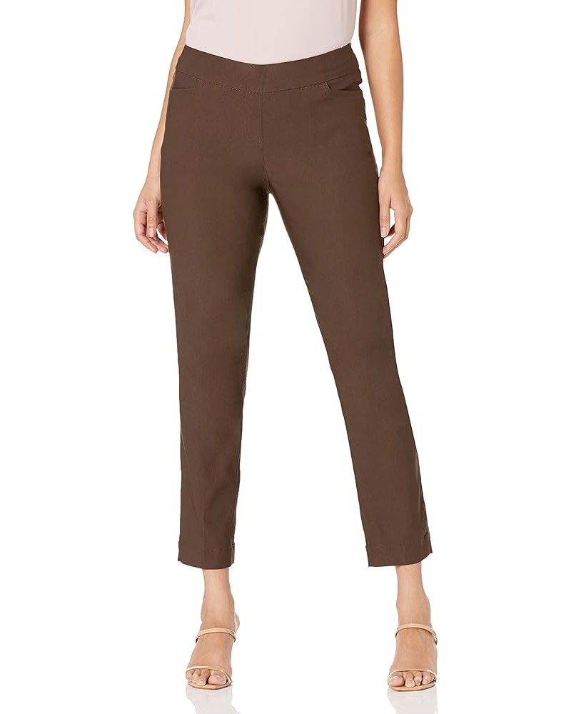 Women's Ankle Pant L Pockets Espresso $29.55 Pants