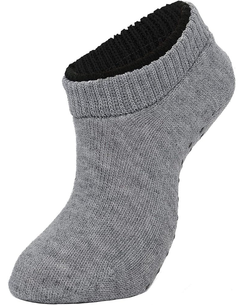 Fuzzy Socks for Women with Grippers Non Slip Christmas Socks Gray $7.69 Socks